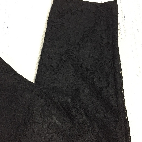 CATO Fully Lined Floral Lace Overlay Dress Pants - Picture 15 of 16
